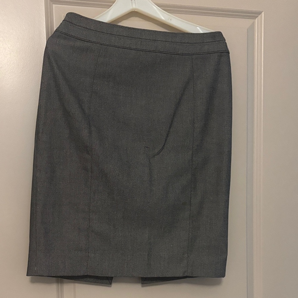 White House Black Market Charcoal Pencil Skirt